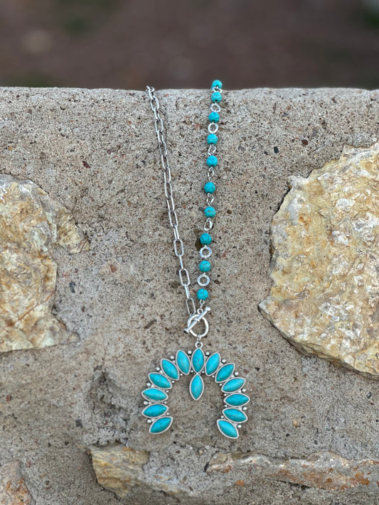 Modern Turquoise Necklace