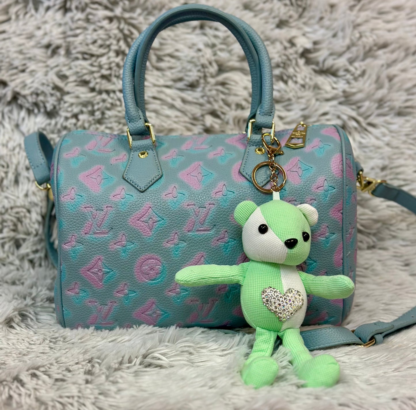 Colorful Bear Bag Charm