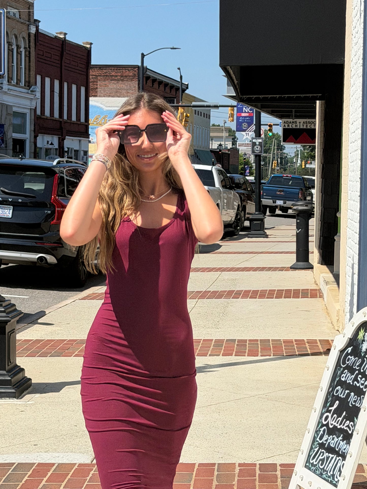 Easy Living Tank Dress // Cabernet