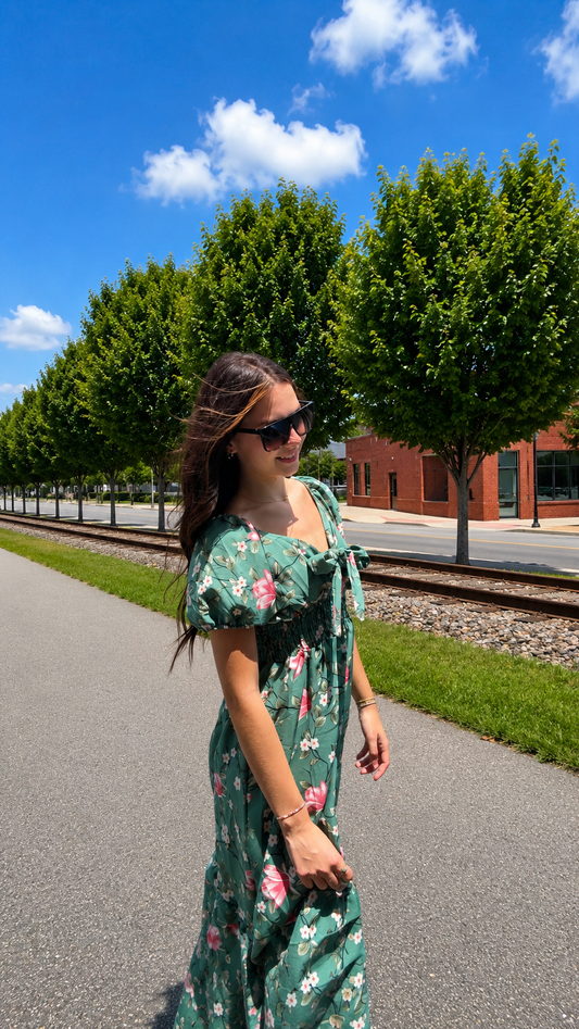 In Time Dress // Deep Teal