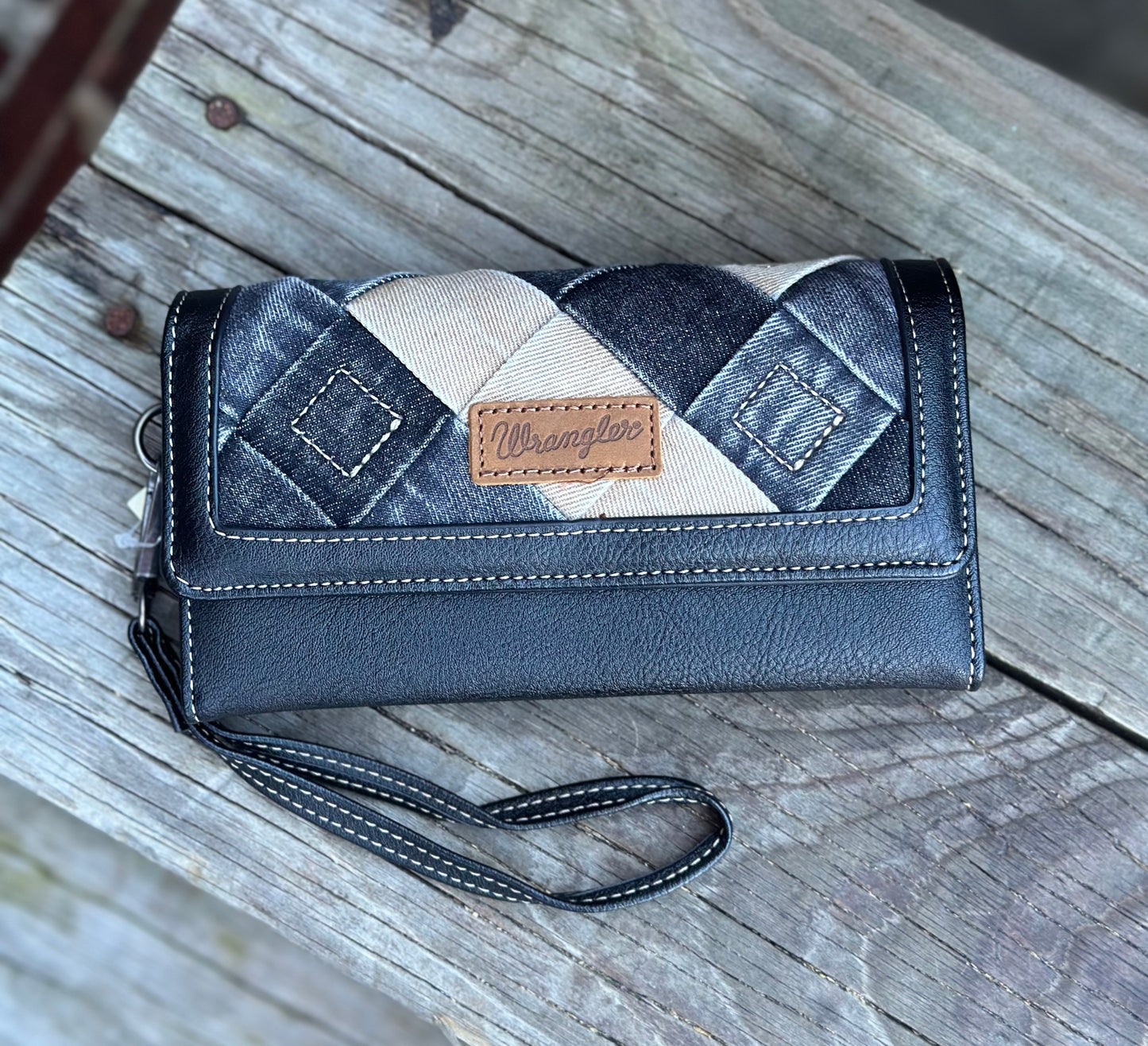 Oversized Wrangler Denim Wallet