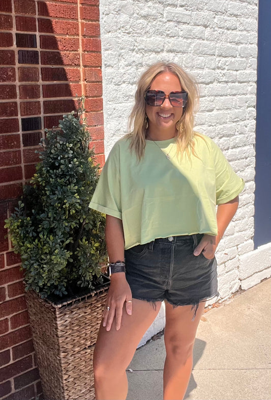 Make It Burn Crop // Kiwi