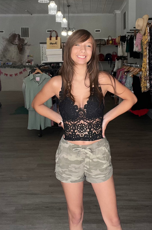 Lover Girl Tank // Black