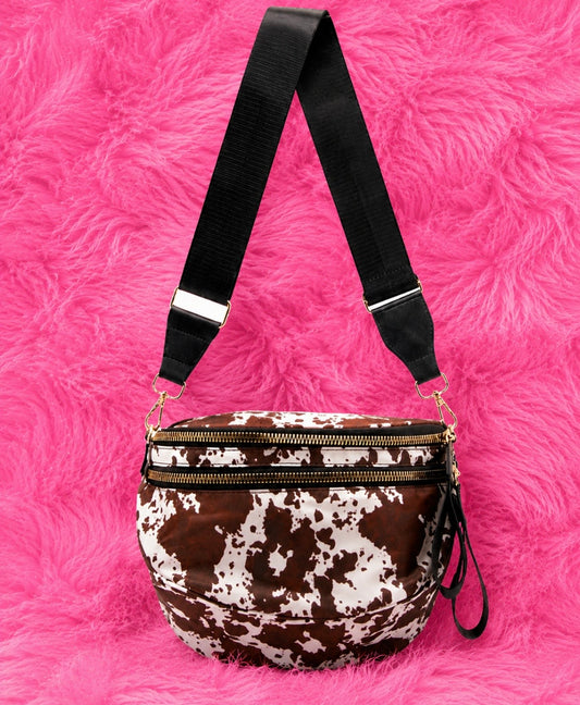 The Morgan Sling Bag // Brown Cow