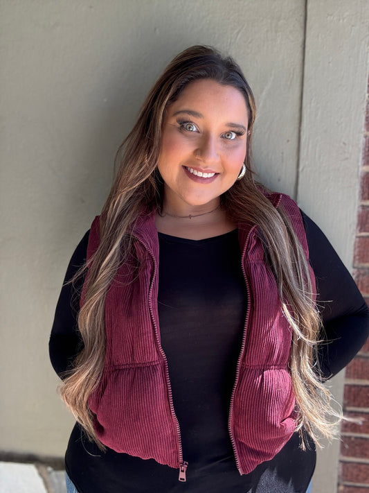 Corduroy Cutie Vest￼