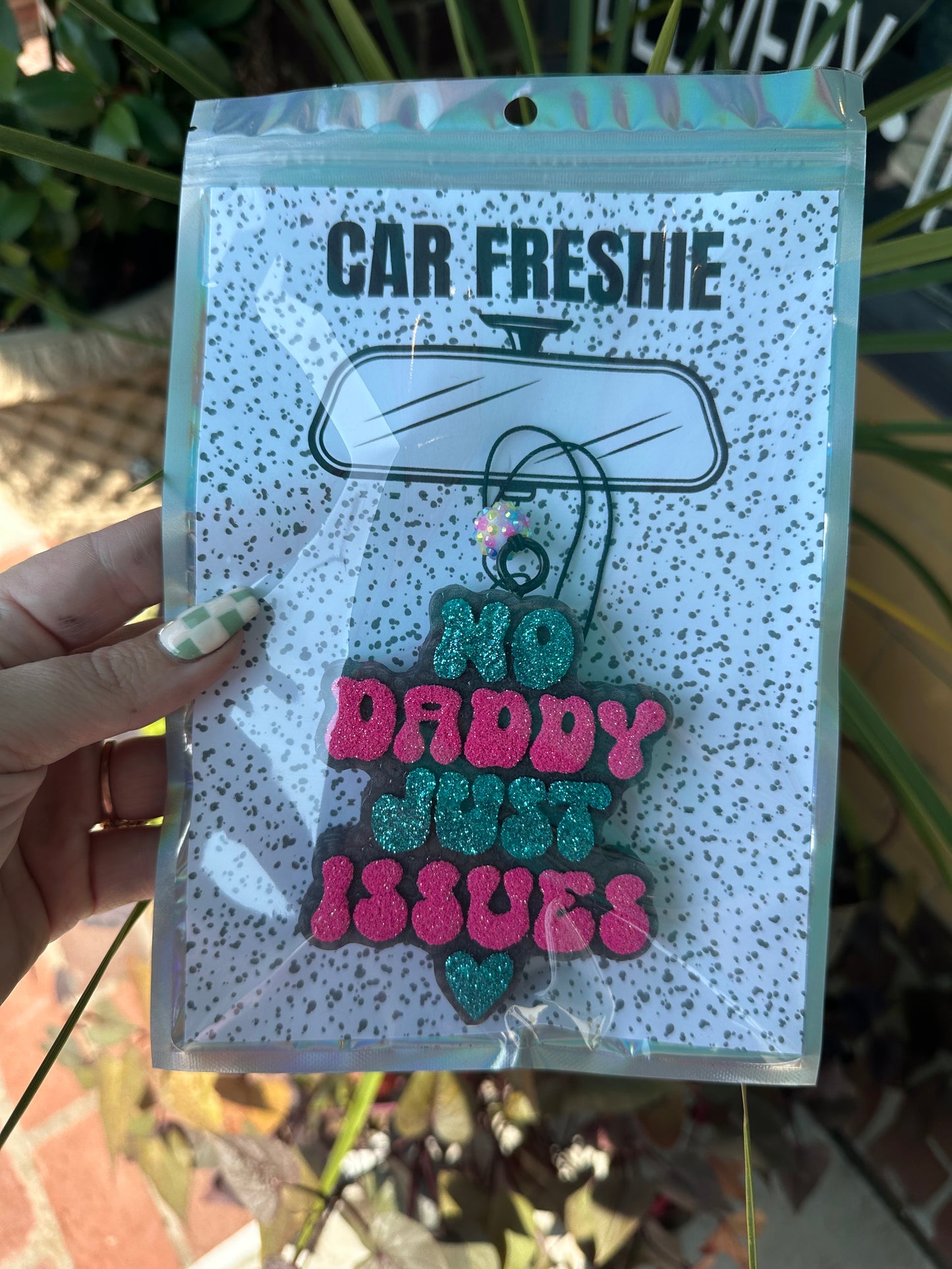 No Daddy - Mahogany Tealwood // Car Freshie