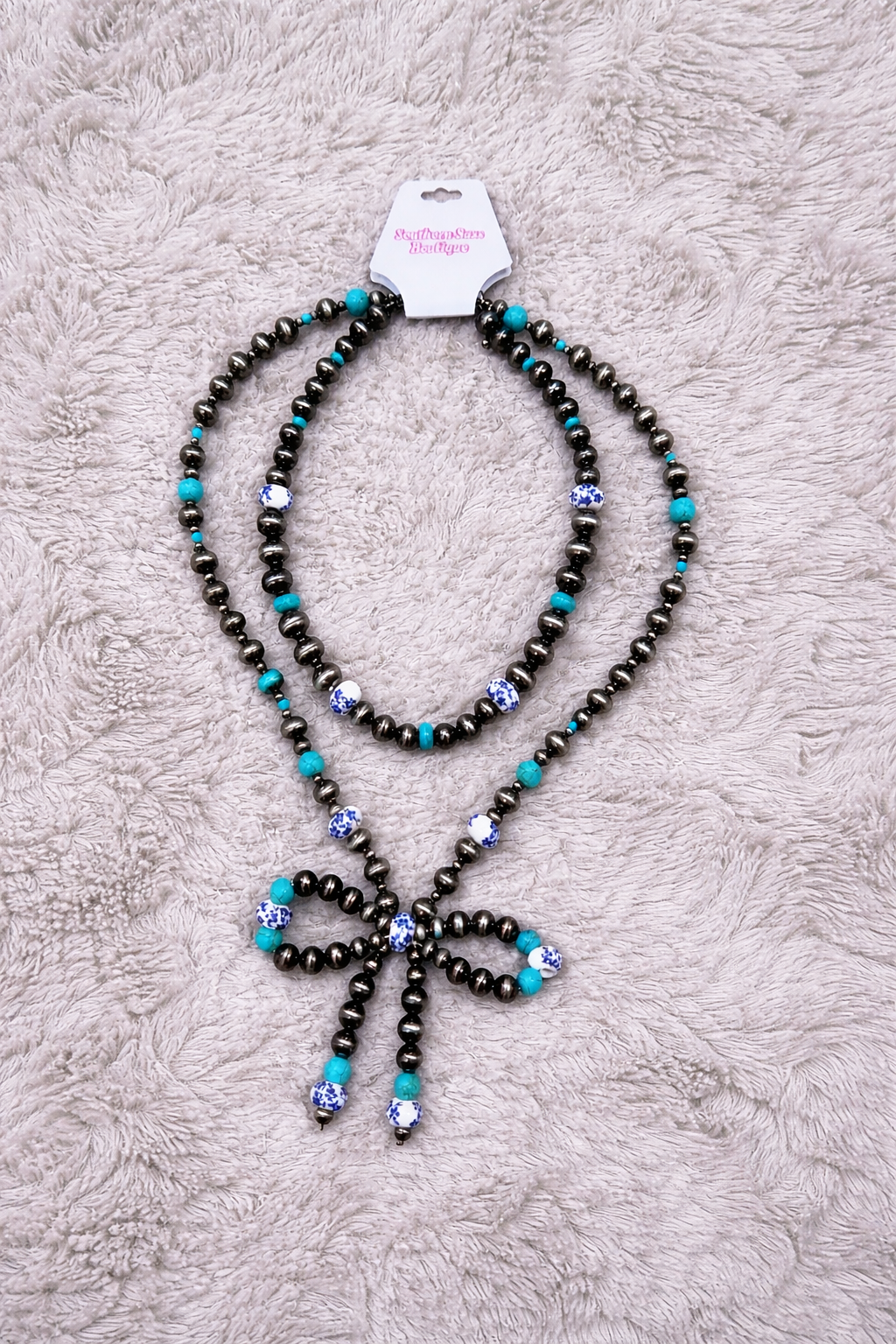 Delft Navajo Bow Necklace