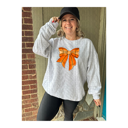 PREORDER : Basketball Bow // Graphic Sweatshirt