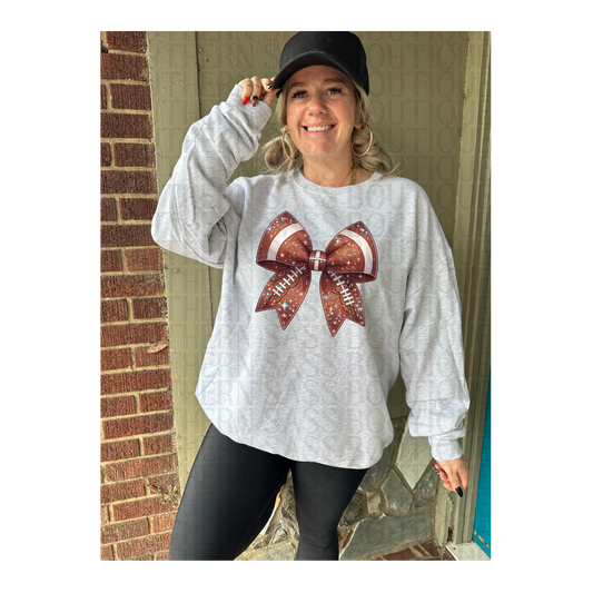 PREORDER : Glitter Football #5 // Graphic Sweatshirt