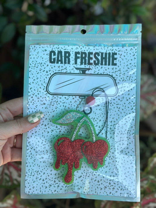 Green Cherries - Pink Sugar // Car Freshie