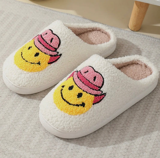Cowboy Smiley // Slippers