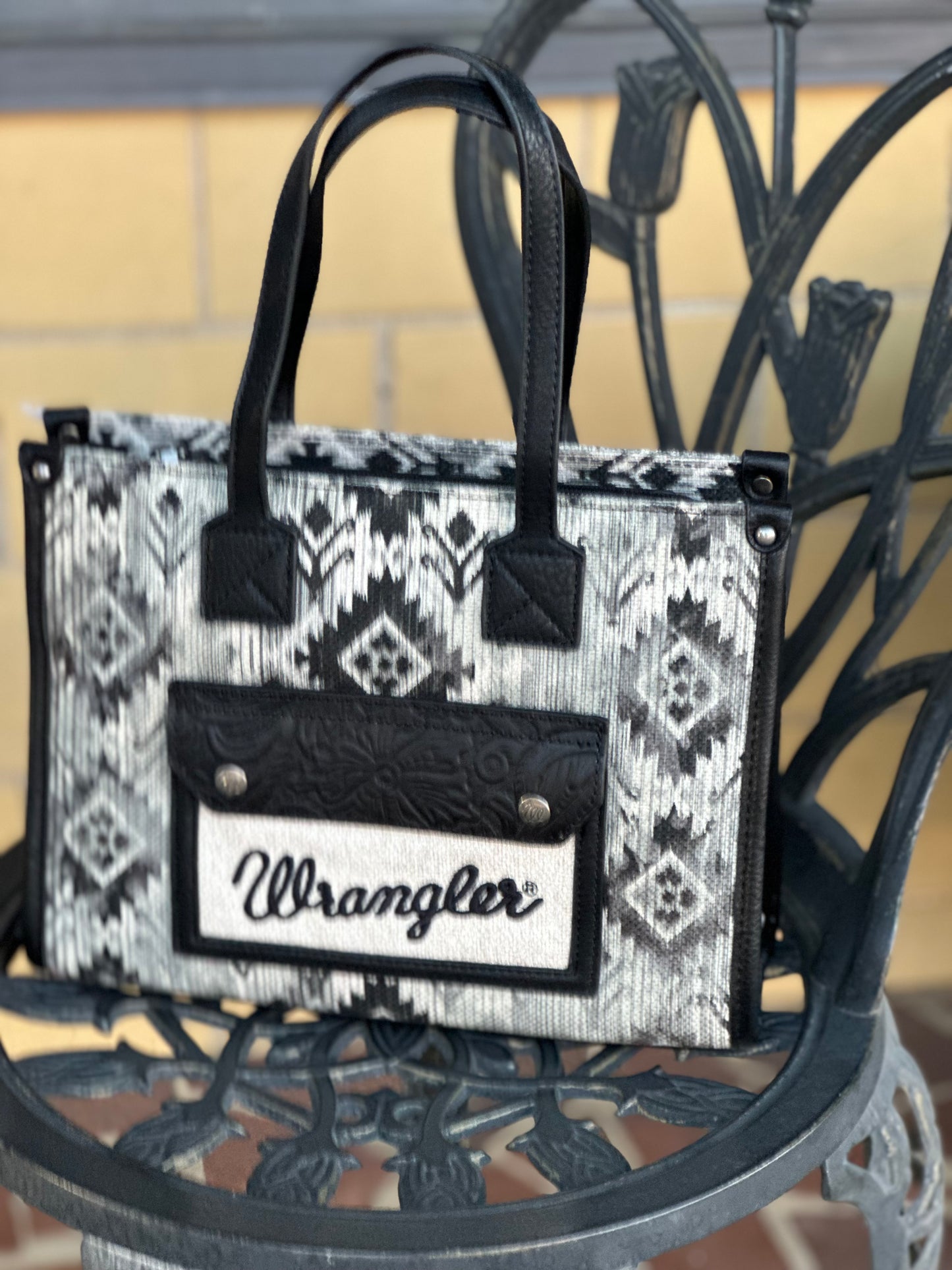 Wrangler Tote Bag // Black