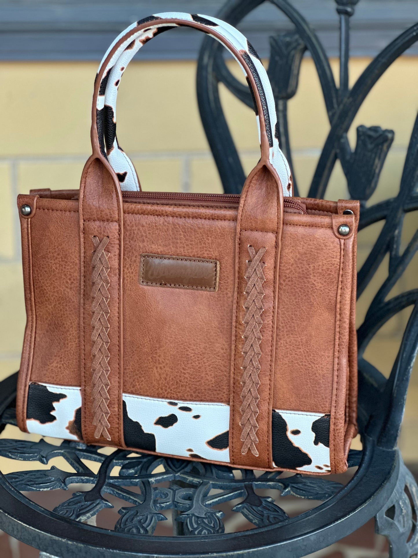 Wrangler Tote Bag // Cow