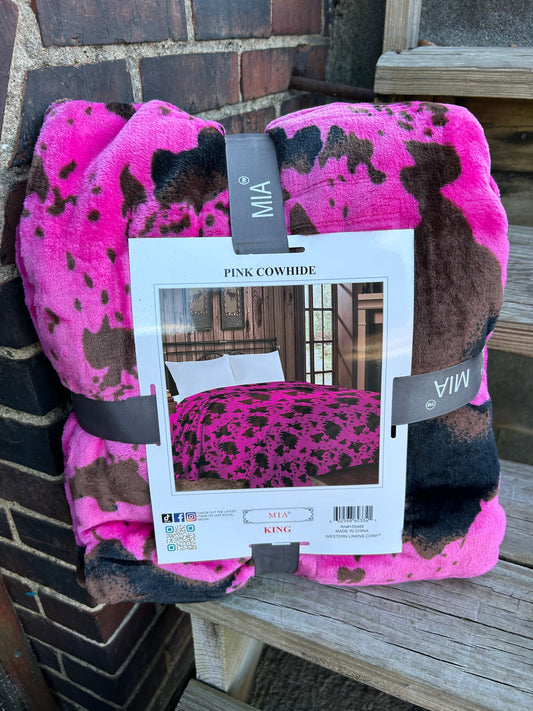 Pink Cowhide // King