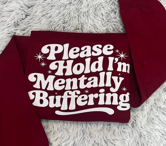 Please Hold // Graphic Crewneck