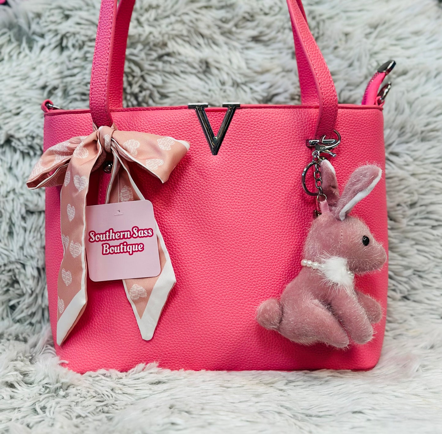 Boujee Bunny Bag Charm