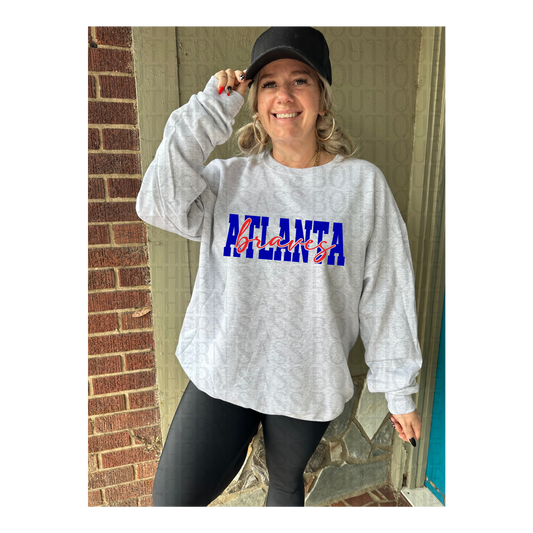 PREORDER : Atlanta Braves // Graphic Sweatshirt