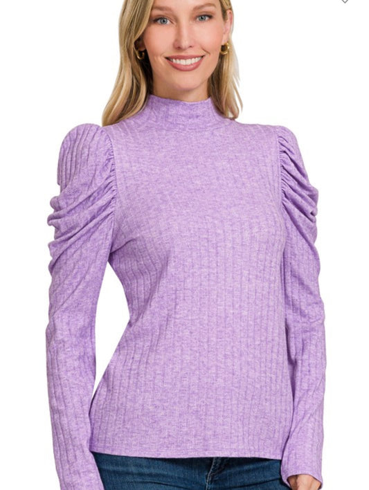 Lover Girl Puff Sleeve // Lavender