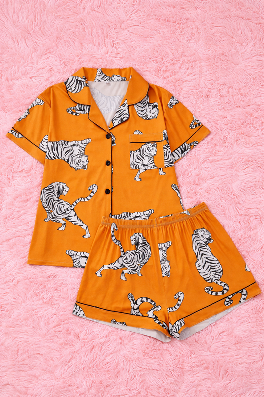 Orange Tiger Pajamas ￼