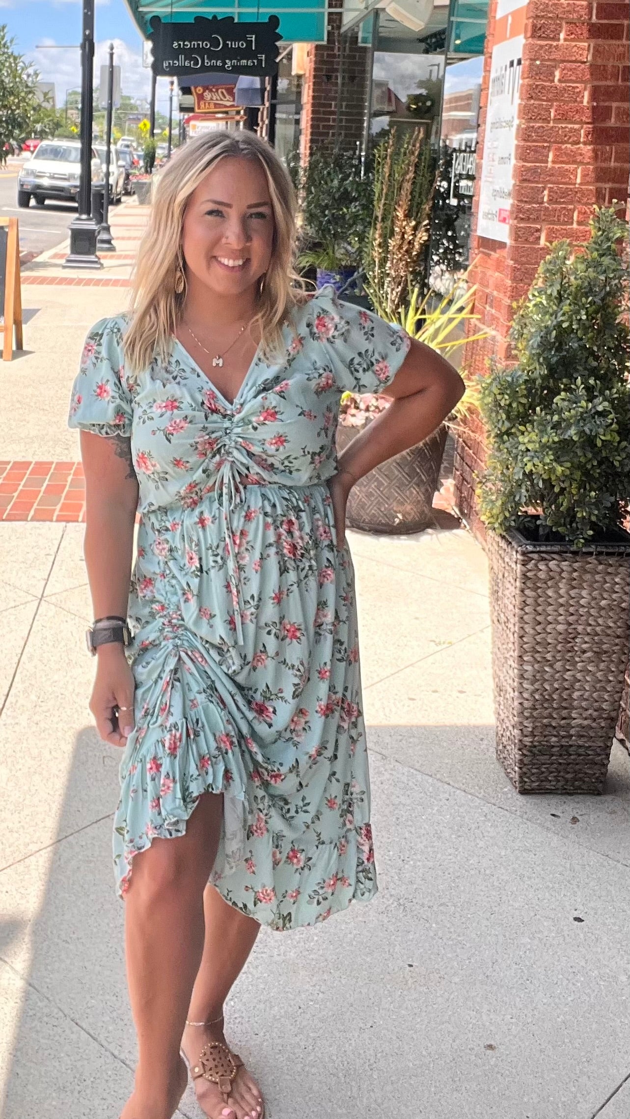 Season Of Bliss Dress // Mint