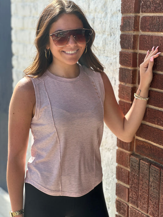 Into You Tank // Blush