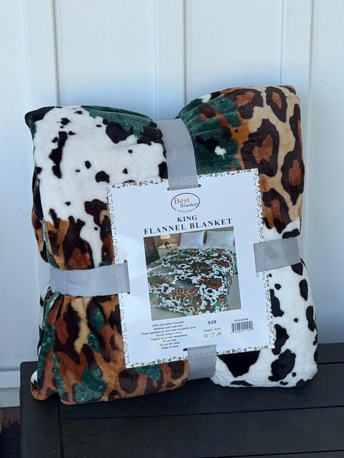 Cheetah Cow Print // King Size