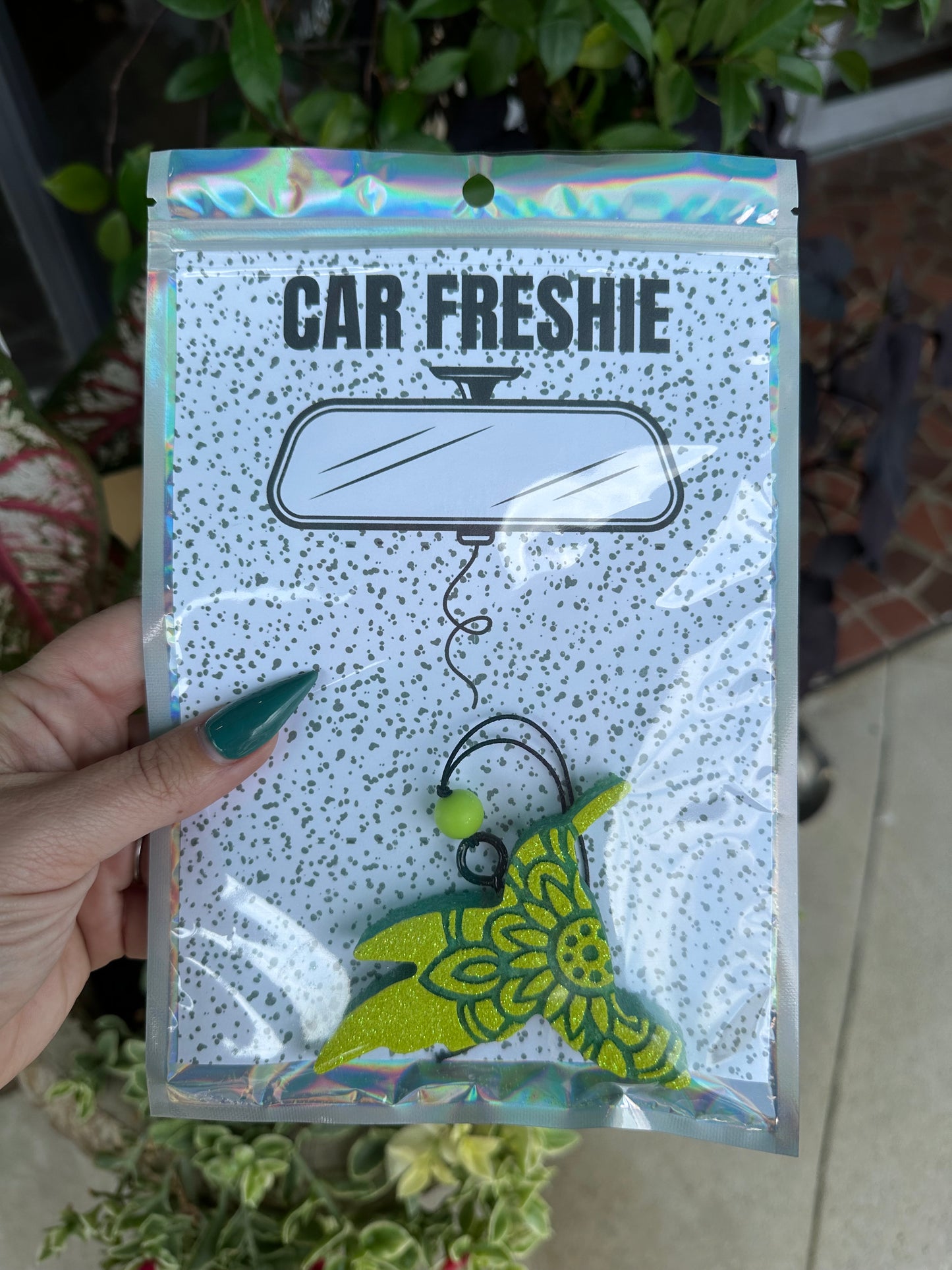 Hummingbird - Fresh Linen // Car Freshie