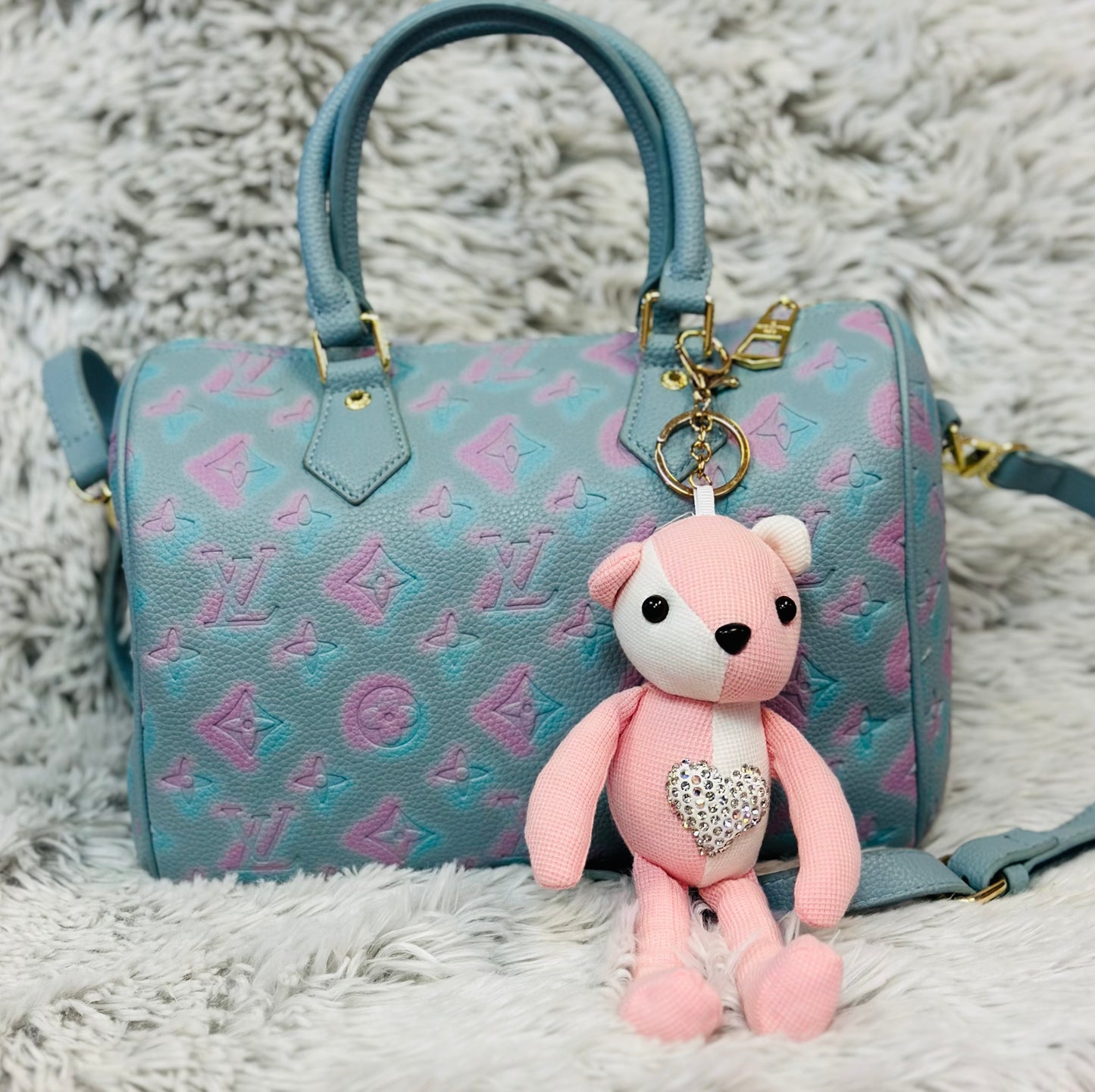 Colorful Bear Bag Charm