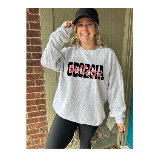 PREORDER : Georgia Bulldogs // Graphic Sweatshirt