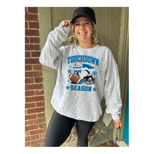 PREORDER : Carolina Panthers - Touchdown Season // Graphic Sweatshirt