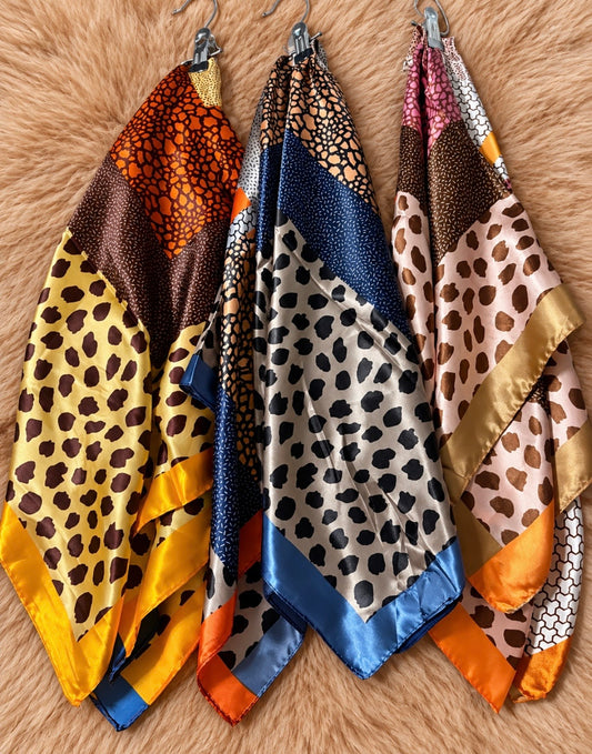 Color Block Hair Scarf