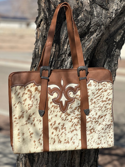 Trinity Ranch Large Cowhide Tote