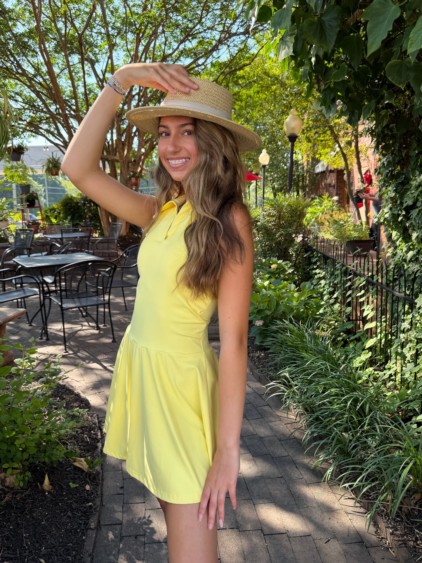 On The Go Babe Dress // Yellow