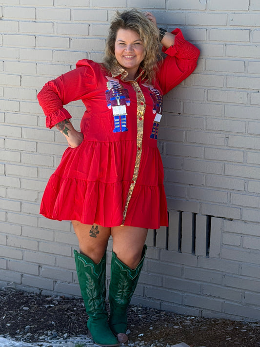 Red Nutcracker Dress