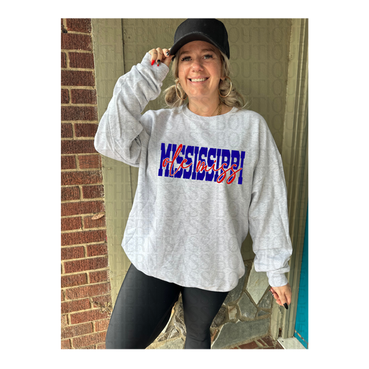 PREORDER : Mississippi Ole Miss // Graphic Sweatshirt