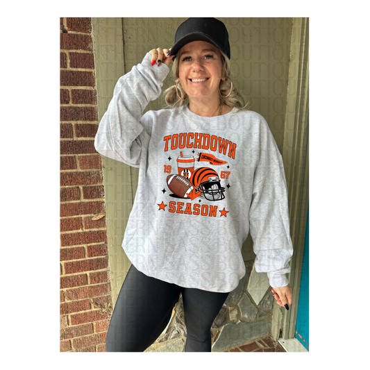 PREORDER : Cincinnati Bengals - Touchdown Season // Graphic Sweatshirt