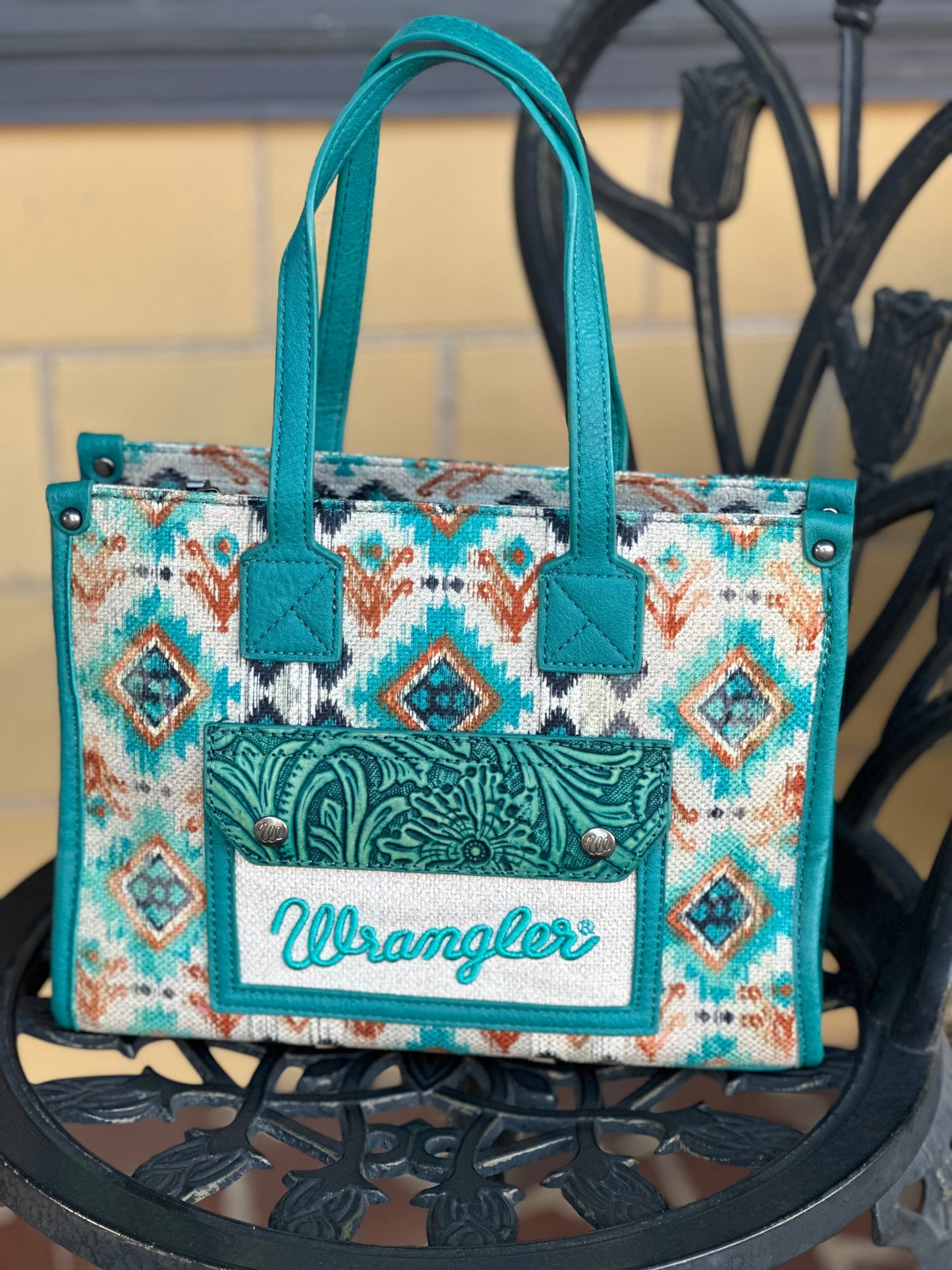 Wrangler Tote Bag // Teal