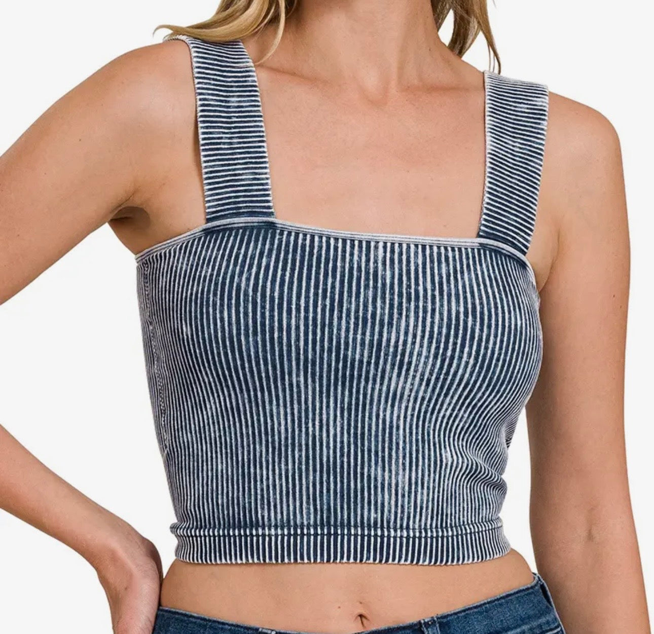 Square Neck Brami // Blackberry