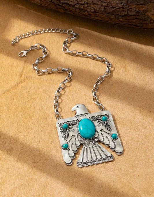 Thunder Bird Statement Necklace