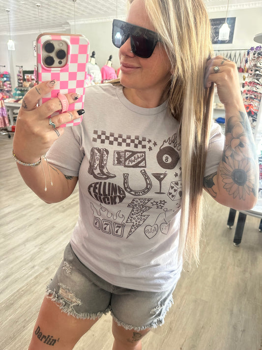 Lucky 7s // Graphic Tee
