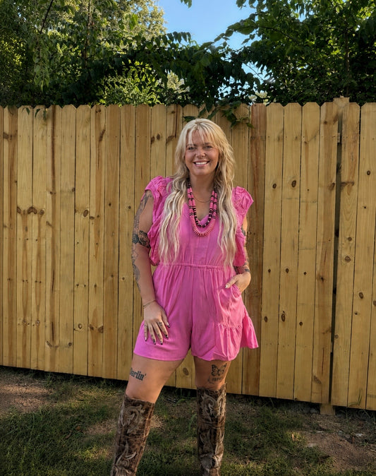 Rosé All Day Romper