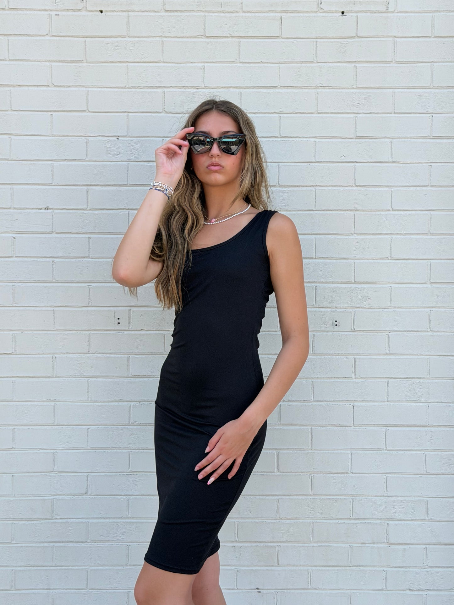 Easy Living Tank Dress // Black