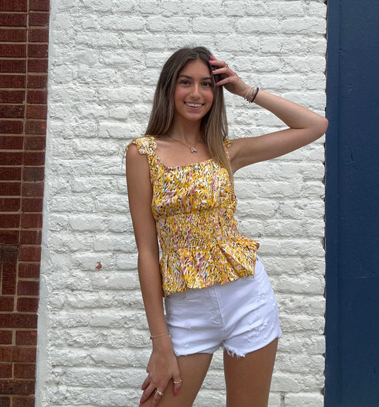 Island Inspiration Tank // Yellow