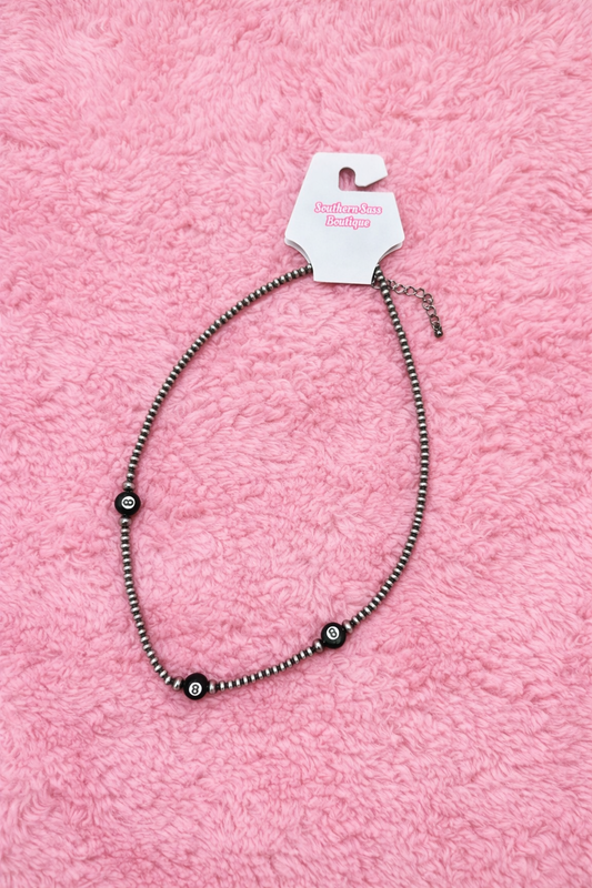 18” EightBall Necklace