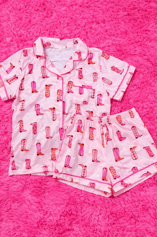 Cowgirl Boot Pajamas ￼