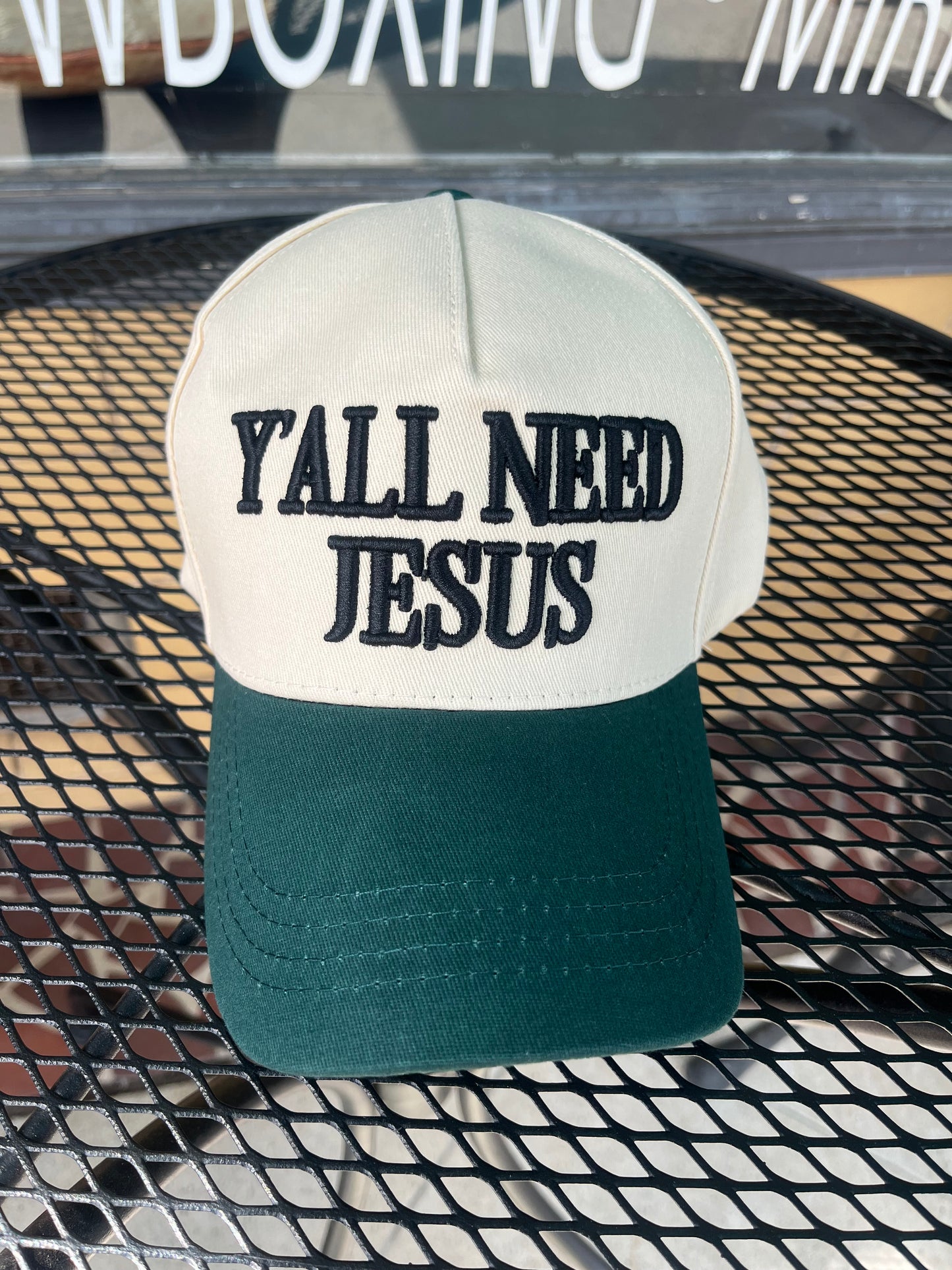 Yall Need Jesus // Green // Hat