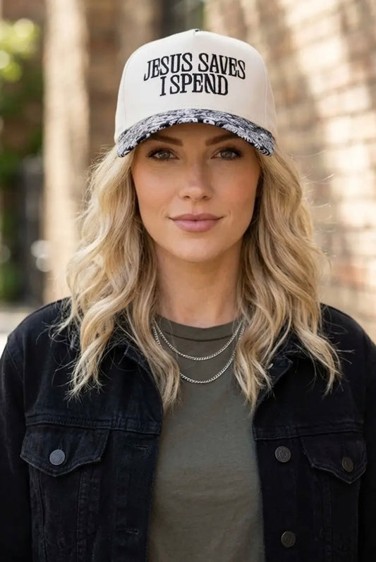 Jesus Saves I Spend // Hat