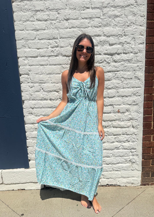 Tea Party Dress // Teal