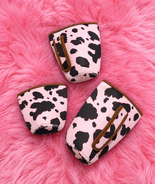 Cow Print Koozie