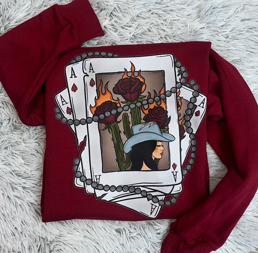 Aces // Graphic Crewneck